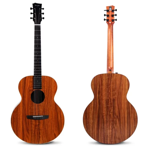 enya acoustic guitar 36" 41" with eq hpl 6 strings travel guitarra beginner with pick, tuner, strap, capo,musical instruments