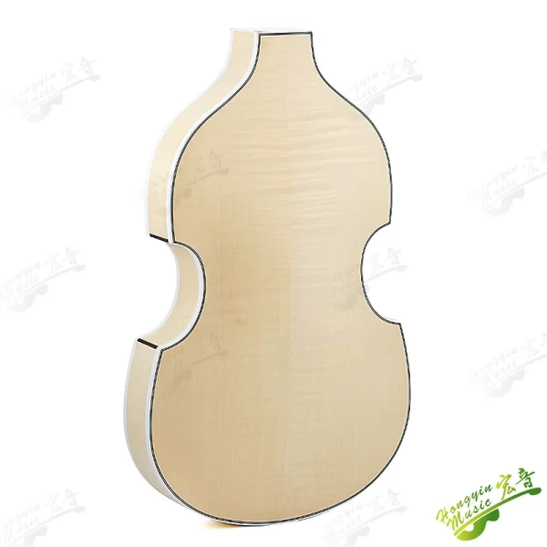 h500/1 paul bass guitar body sound barrel tiger shadow maple back spruce face