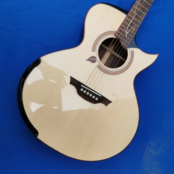 41 inch aaa grade solid wood profile luxury model with special elbow protection for finger playing and playing folk guitar