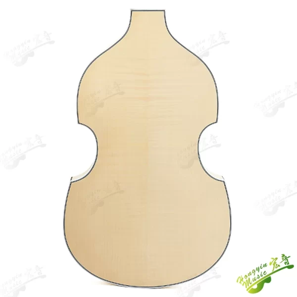 h500/1 paul bass guitar body sound barrel tiger shadow maple back spruce face