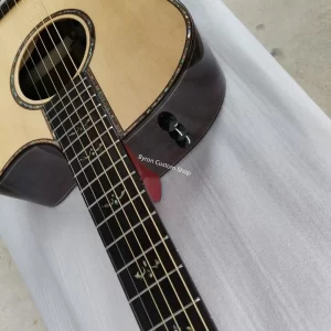 cutaway body armrest solid spruce acoustic guitar abalone inlays aaa electric guitar can ship from us uk