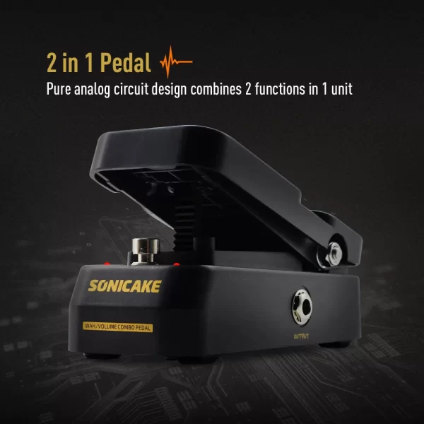 sonicake volwah active volume control & wah expression pedal qep 01 guitar parts accessories