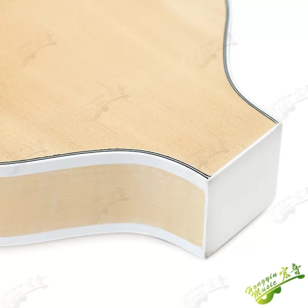 h500/1 paul bass guitar body sound barrel tiger shadow maple back spruce face