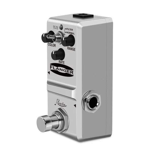 rowin electric guitar bass pedal flanger nano guitar effects pedal true bypass flange buffer mini guitar tiny effector