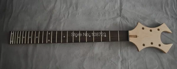 diy electric guitar kit mahogany body maple neck rosewood fingerboard