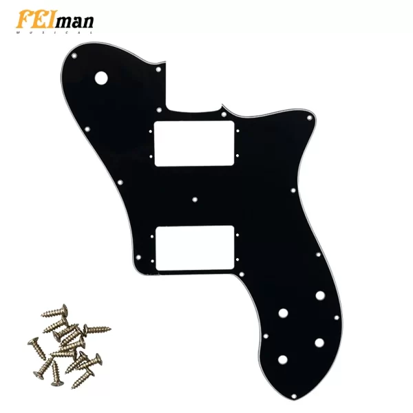 fei man custom deluxe style scratch plate replacement, guitar parts, pickguard for mexico, usa, 72 "reissue, ri tele