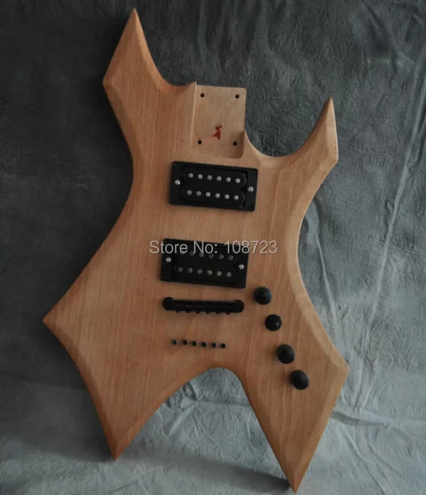 diy electric guitar kit mahogany body maple neck rosewood fingerboard