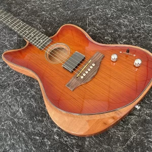 electric guitar, multi color, semi hollow body, rosewood fingerboard,high quality,in stock, fast shipping