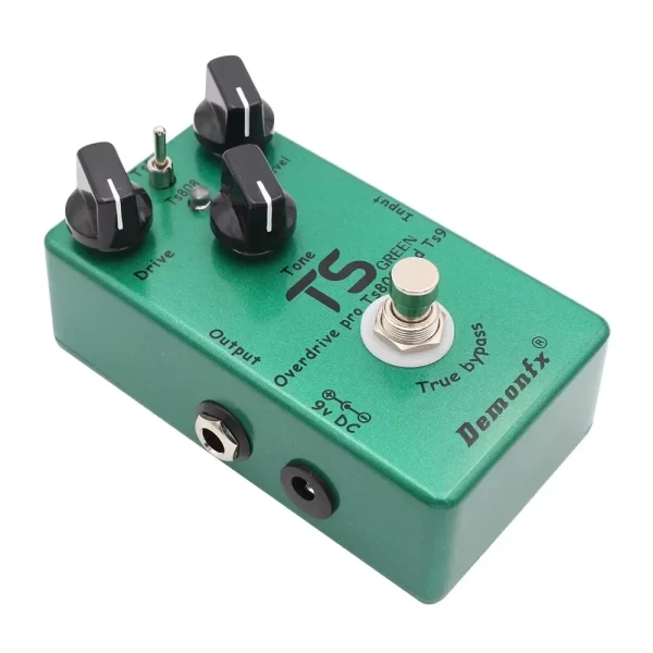 demonfx ts green overdrive pedal,high quality ts9 and ts808 overdrive booster guitar effect pedal