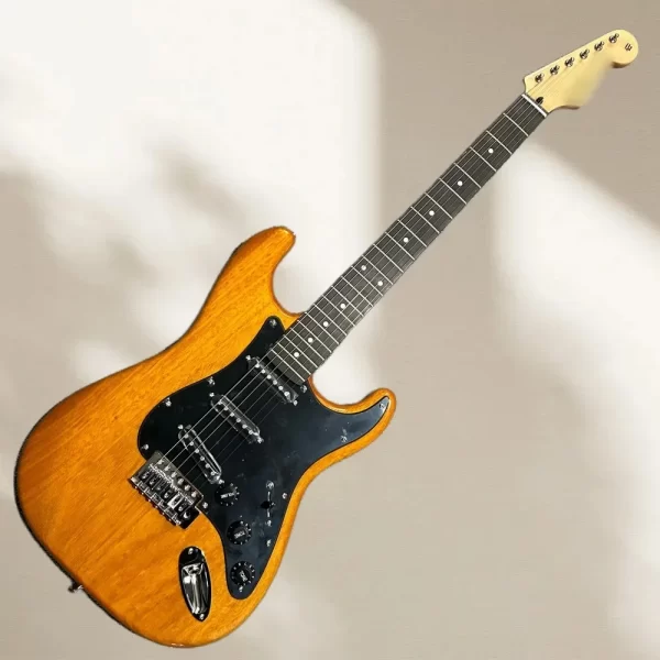 free sshiping excellent quality popular design wood color st electric guitar mahogany body 22 tone position rosewood fingerboard