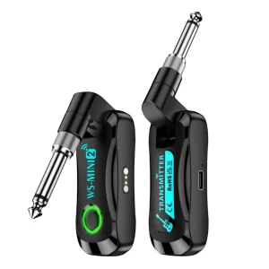 2.4ghz guitar wireless system guitar transmitter receiver rechargeable digital guitar system cordless guitar