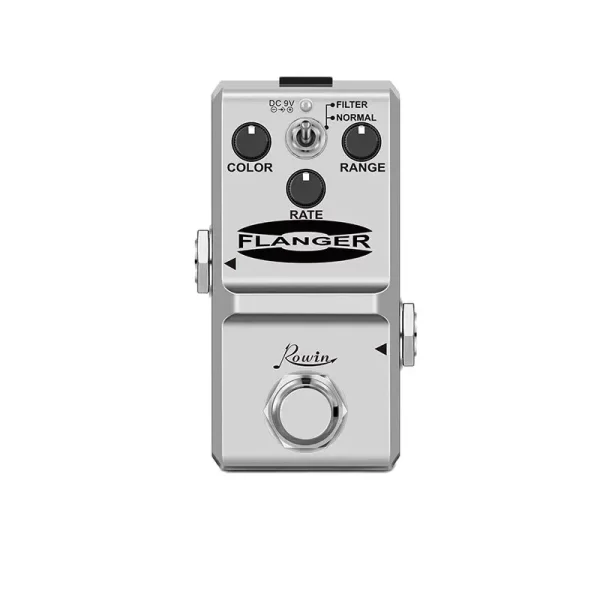 rowin electric guitar bass pedal flanger nano guitar effects pedal true bypass flange buffer mini guitar tiny effector