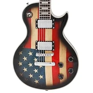 Amazing US flag sunburst finish