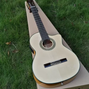 all solid geake k 600c flamenco classical guitar high quality with spanish spruce cypress nylon mahogany rosewood psy301