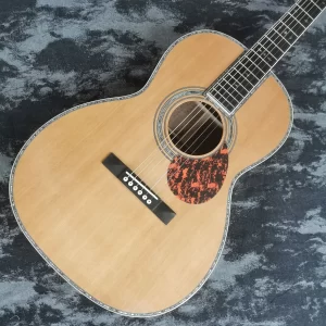 00042 series red cedar solid all abalone inlaid acoustic acoustic acoustic guitar