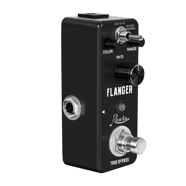 rowin classic flanger guitar pedal, vintage analog flanger effect pedal flanger guitar pedal electric guitar effects pedal