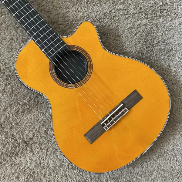 g034 original genuine epi ce coupe thinbody nylon string classical acoustic electric guitar with sh148 shadow pickups