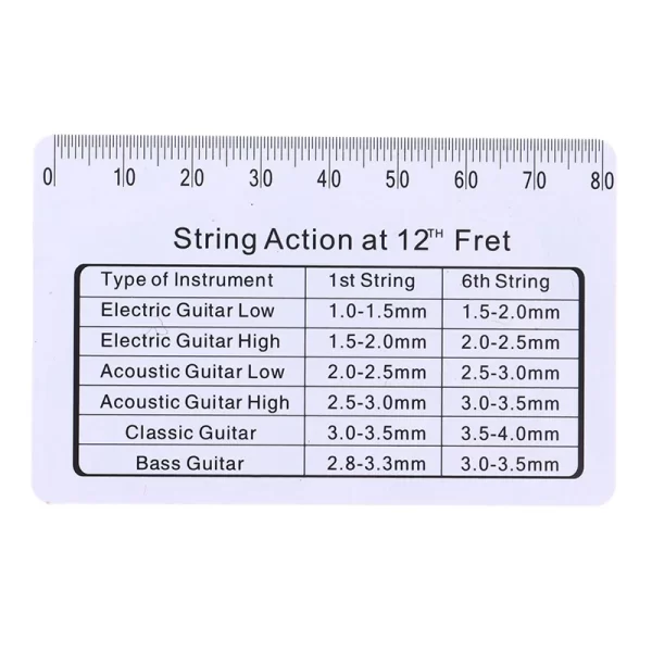 1pcs guitar accessories gauge ruler electric guitar tool for string instruments