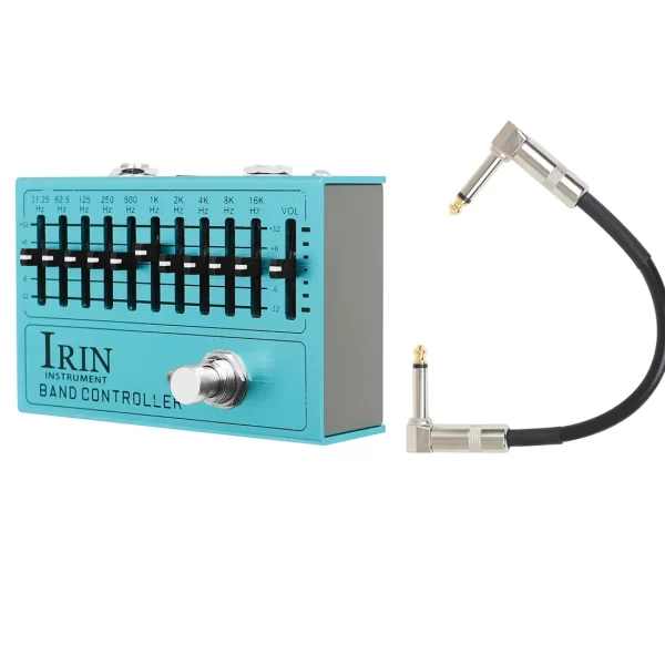 irin an 40 10 band eq electric guitar effect pedal controller equalizer true bypass adjustable knobs guitar accessories parts