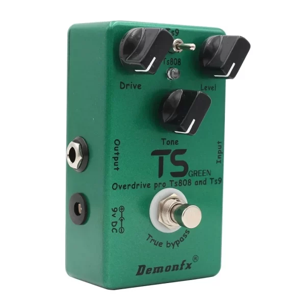 demonfx ts green overdrive pedal,high quality ts9 and ts808 overdrive booster guitar effect pedal