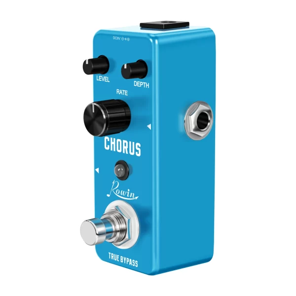 rowin lef 304 guitar analog chorus pedal ensemble king level depth knob high warm clear chorus sound with bbd chip true bypass