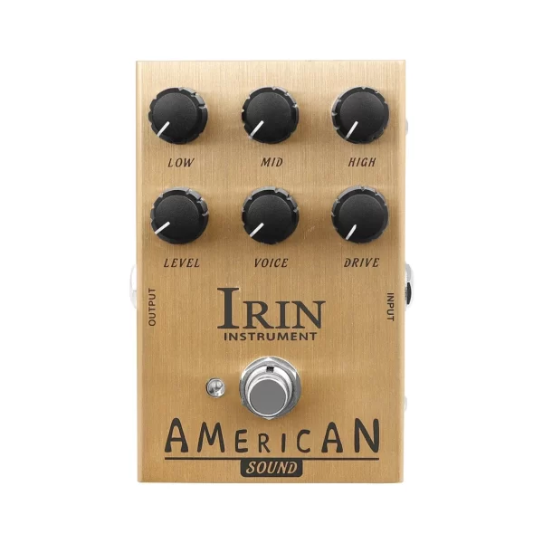 irin an 34 electric guitar effect pedal american sound amp simulator of fd 57 deluxe amplifier from clean to overdrive effector
