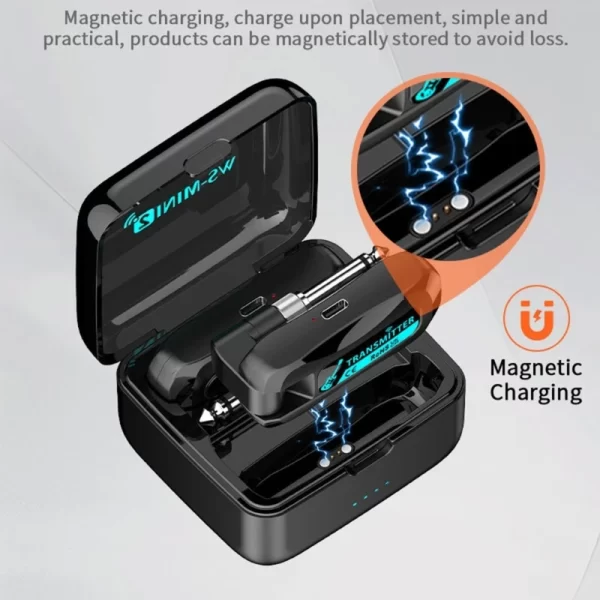 2.4ghz guitar wireless system guitar transmitter receiver rechargeable digital guitar system cordless guitar