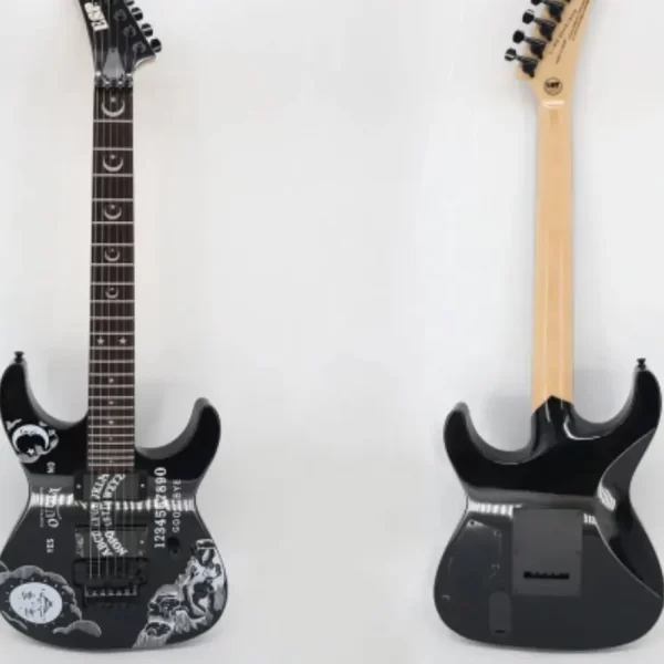 esp electric guitar mahogany body emg pickup black hardware glossy finish fast delivery
