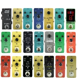 m vave mini loop/aby/tremolo/phaser/overdrive/distortion/chorus electric guitar effect pedal