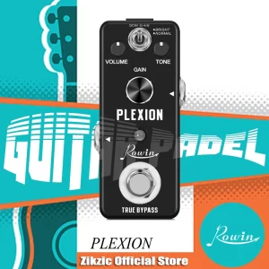 distortion guitar pedal plexion effect pedal for guitar bass distortion pedal with bright normal modes, plexion tone combined wi