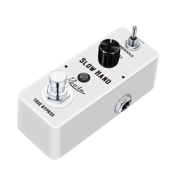 rowin lef 3805 slow hand digital guitar effect pedal electric with slow gear ture bypass mini size true bypass full metal case