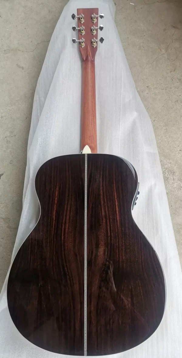 aaa solid top ooo guitar rosewood herringbone binding upgrade handmade ec signature clapton ooo28 acoustic guitar om28ec