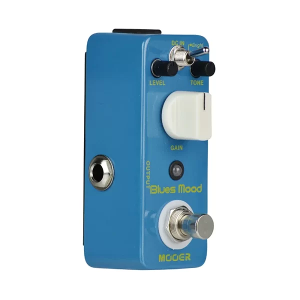 mooer blues mood overdrive guitar effect pedal blues style 2 modes true bypass full metal shell micro guitar pedal