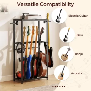 guitar stand, guitar rack for acoustic holder, electric , bass, multiple rack holder ,amp