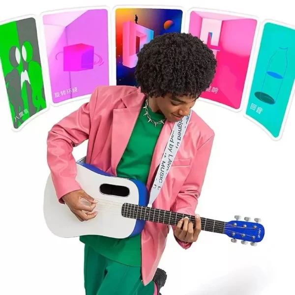 smart guitar beginner 36 "electric box charging travel acoustic guitar beginner electric musical instrument portable easy learn
