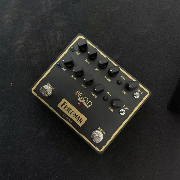 ly rock fredman guitar distortion effect pedal be od double channel manual rock heavy distortion pedal effect,true bypass