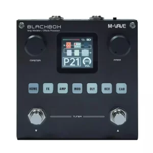 m vave blackbox guitar / bass amp modeler multi effects processor rechargeable for electric guitar bass