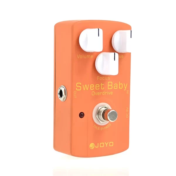 joyo jf 36 sweet baby overdrive guitar effect pedal low gain overdrive pedal with volume/drive/focus knobs true bypass