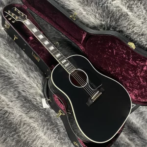 j45 custom ebony acoustic guitar