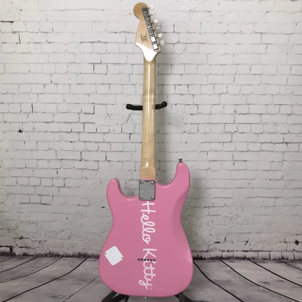 chinese factory customization electric guitar hello cat s t pink color in stock