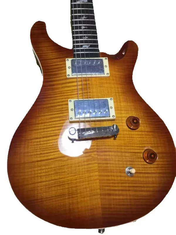 prs electric guitar, peach blossom core piano body, perfect workmanship and timbre,