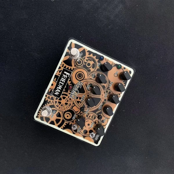 ly rock fredman guitar distortion effect pedal be od double channel manual rock heavy distortion pedal effect,true bypass