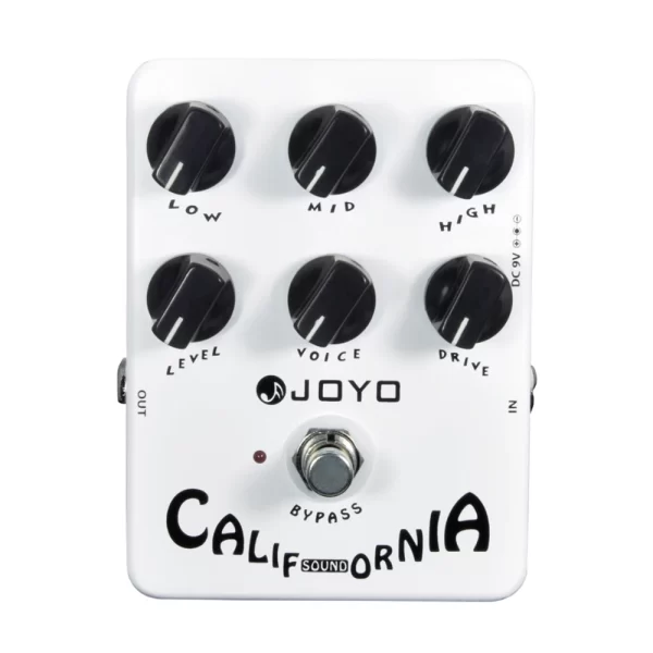 joyo jf 15 california sound overdrive guitar effect pedal rock tones natural tube sound pedal simulates from mk ii amplifier