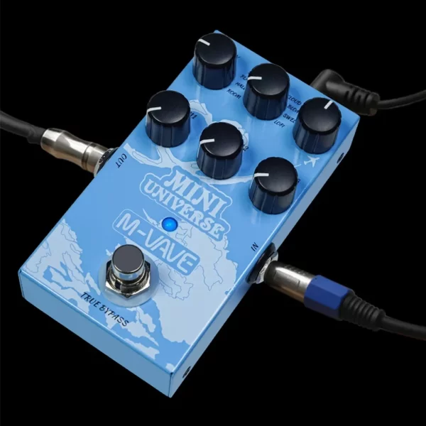 m vava mini universe digital reverb pedal analog reverberation guitar pedal 9 reverb tones pedal pure for electric bass music