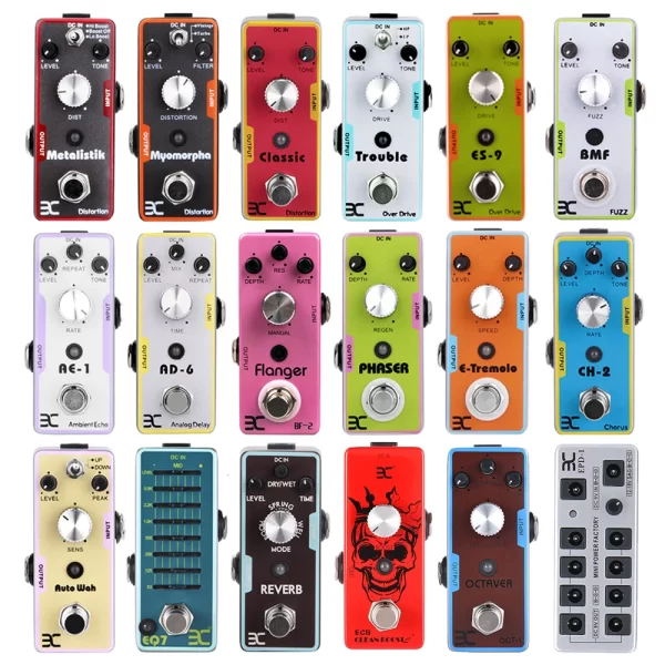 irin eno electric guitar effect pedal multi effects guitar pedal power supply true bypass metal case guitar accessories