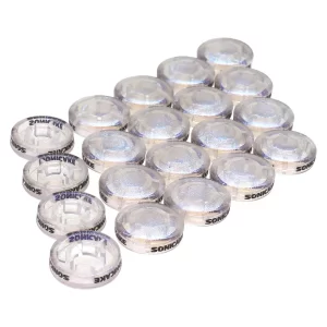 sonicake footswitch toppers transparent clear cap for guitar effects pedal 10mm 20 pcs