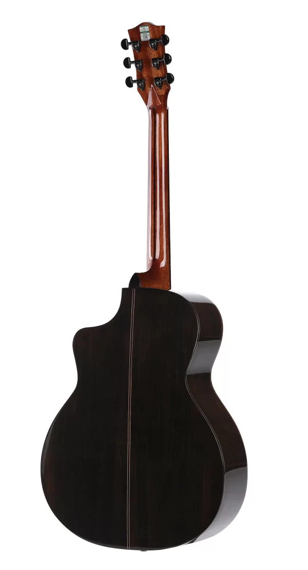 stansen t 910 acoustic guitar 41 inch solid cedar top cutaway rosewood back and sides