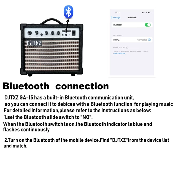 lightning colored st electric guitar set with bluetooth amplifier, tuner, noise cancelling cable for beginners practicing guitar