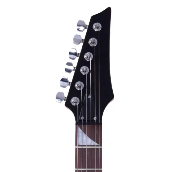 novice entry level 170 electric guitar hsh pickup bag strap paddle rocker cable wrench tool white