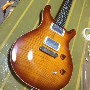 prs electric guitar, peach blossom core piano body, perfect workmanship and timbre,